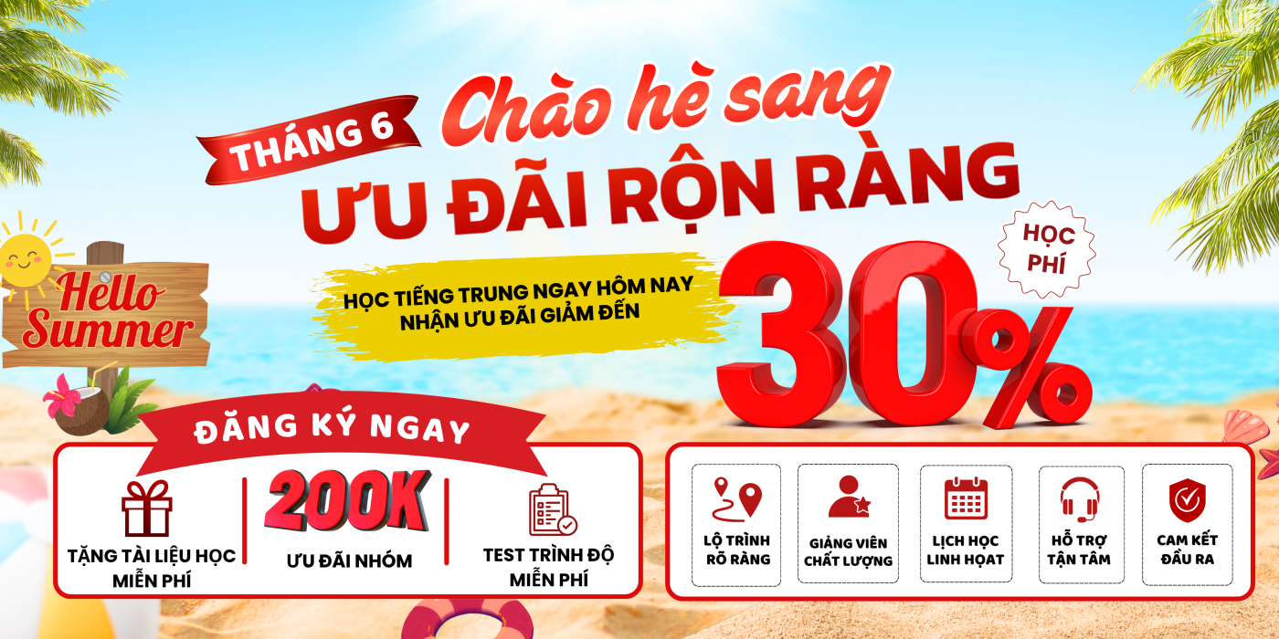 Ưu đãi tháng 6