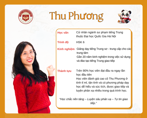 Giáo viên Nguyễn Thị Thu Phương – Gần 20 năm kinh nghiệm, vững chuyên môn, giỏi giao tiếp thực tế